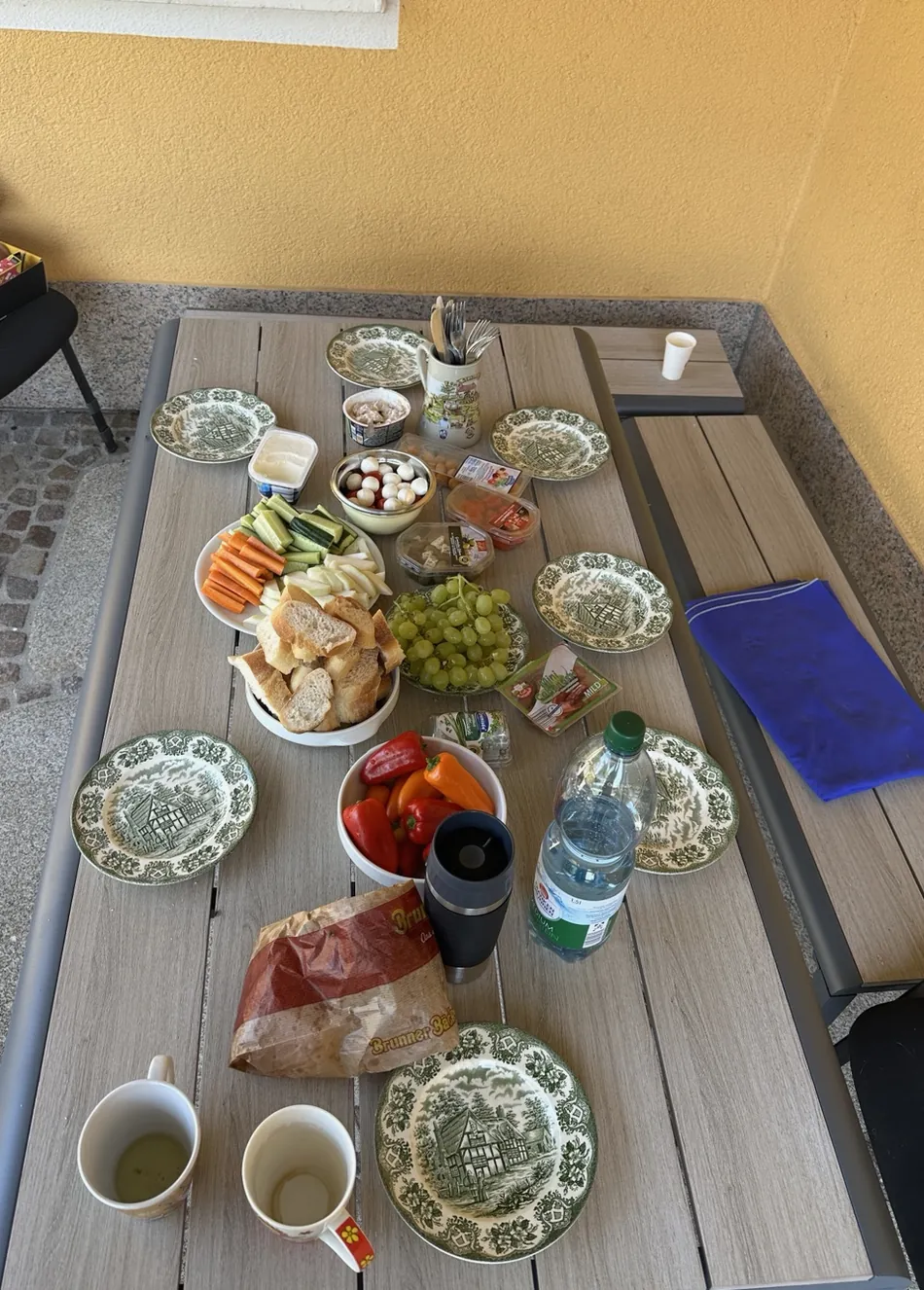 Gemeinsamer Mittagssnack